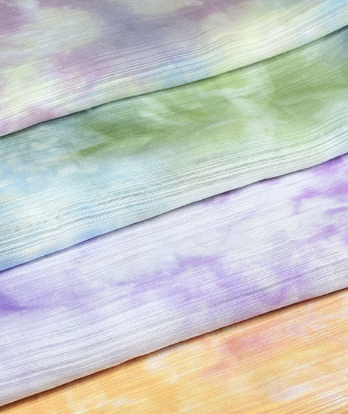 Watercolor Bamboo Silk Blend PRE ORDER Fabric/Custom Gown