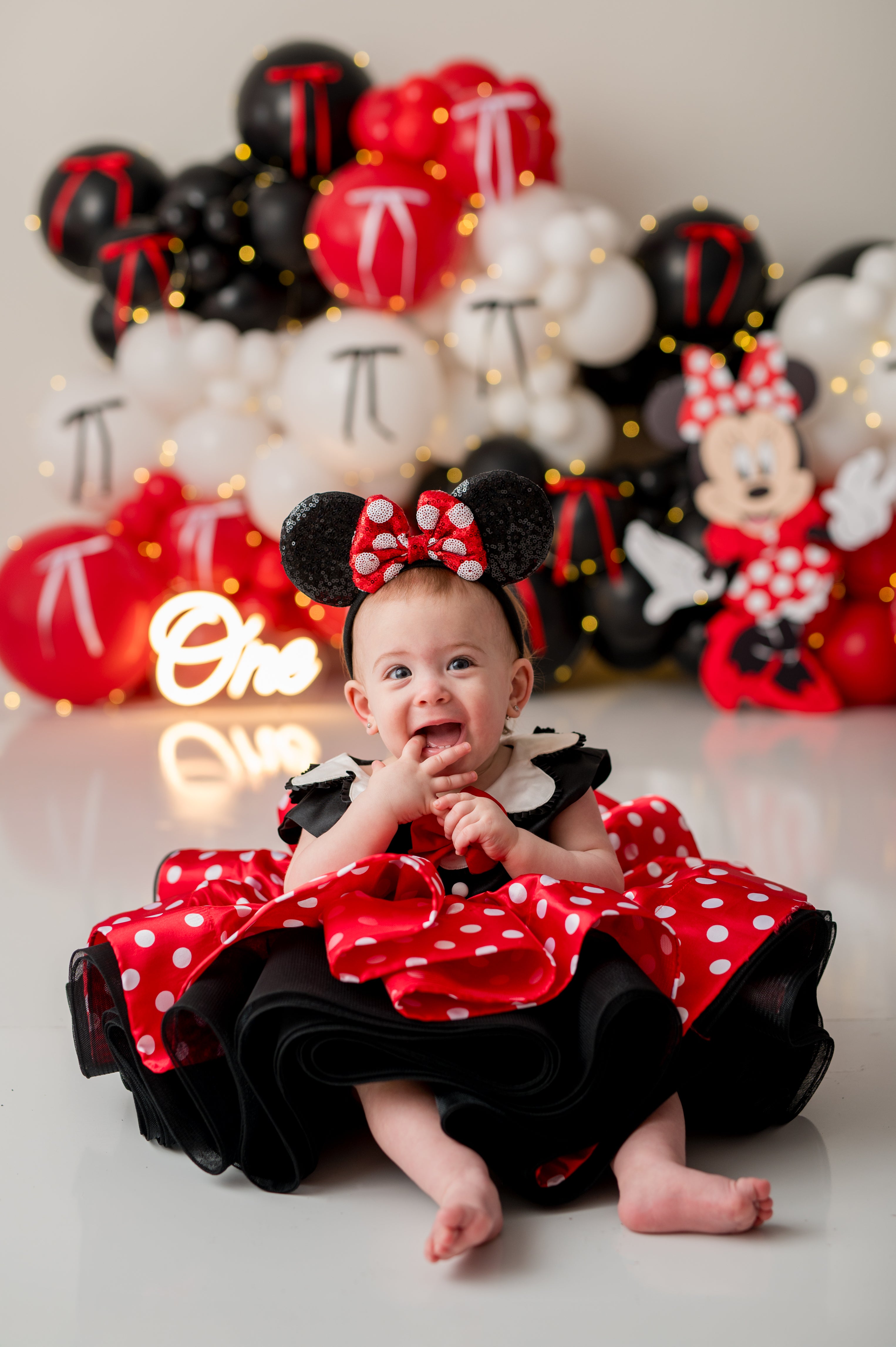 Miss Mouse Polka Dot Dress - Petal Length Gown and Detachable Jacket for Toddler Girls (3-4 Years) | Minnie-Inspired Birthday & Vacation Dress