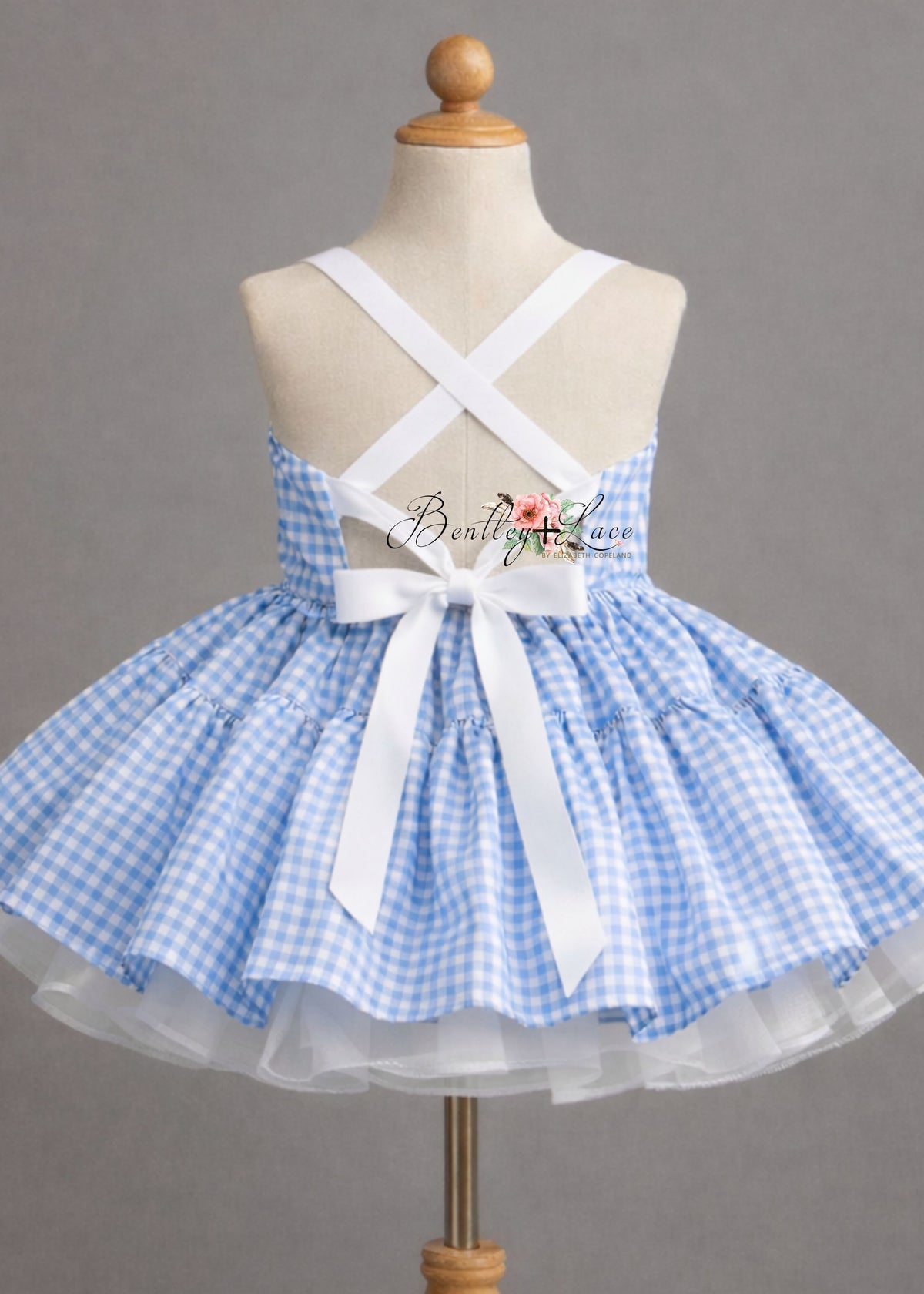 "Bluebird Path Dress" Vintage Petal Dress | Editorial Couture Gown for Special Occasions