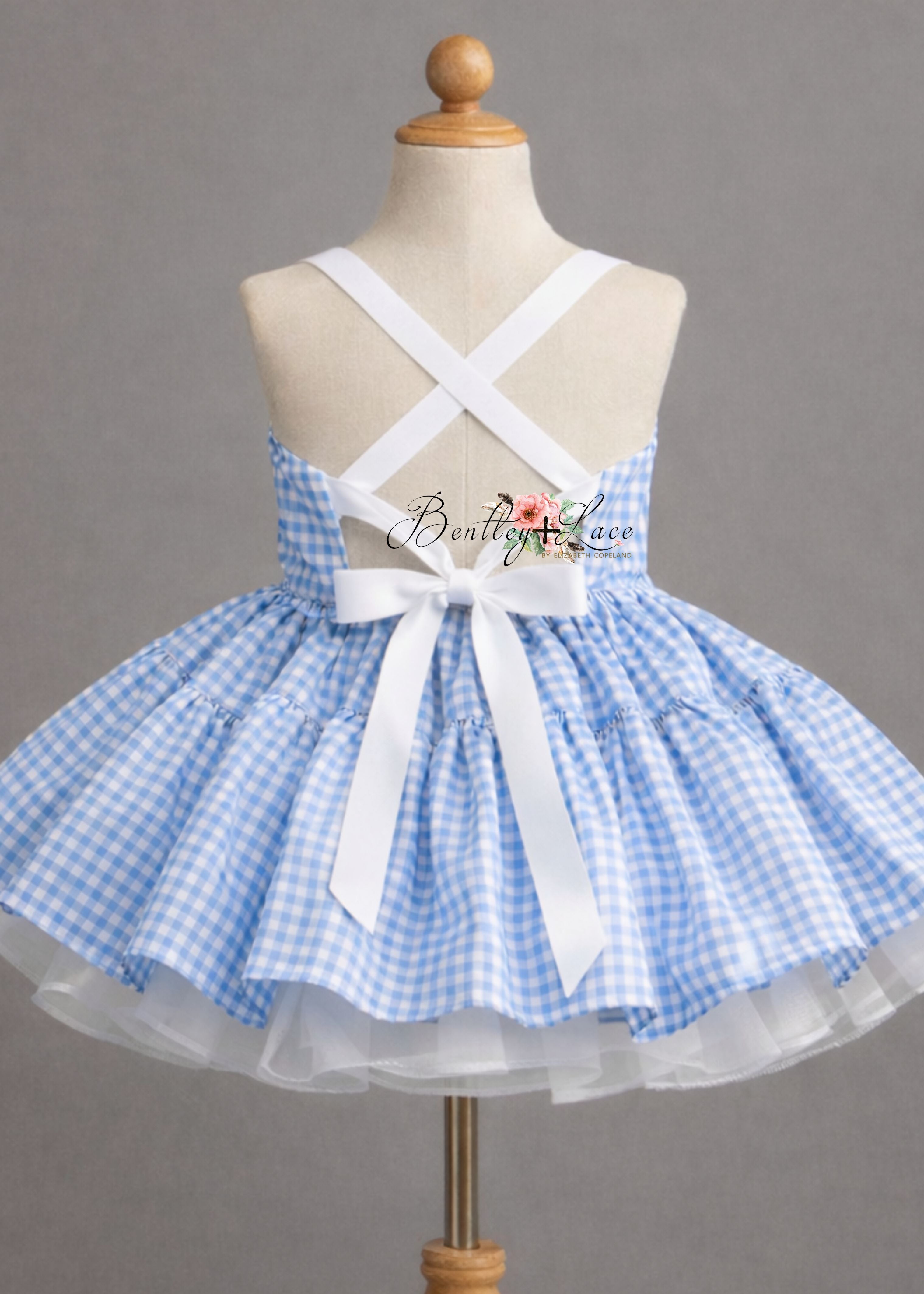 "Bluebird Path Dress" Vintage Petal Dress | Editorial Couture Gown for Special Occasions