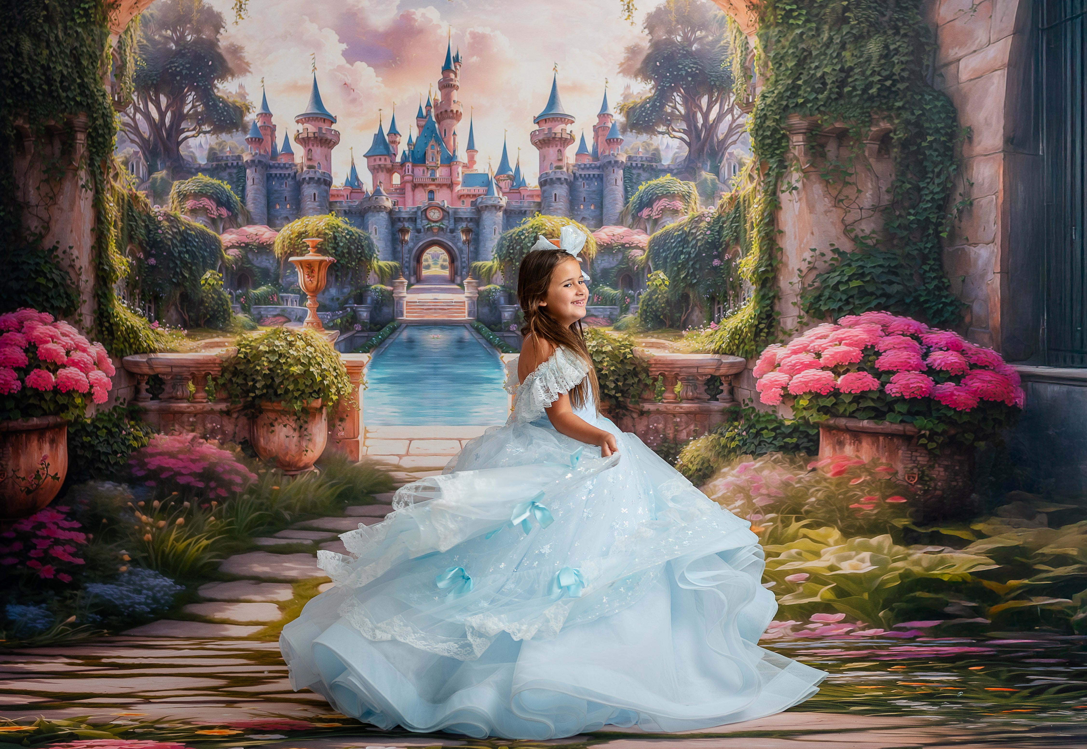 Custom Whimsy Bows Couture Gown – custom color options - GORGEOUS SPECIAL OCCASION OR PHOTO SHOOT DRESS