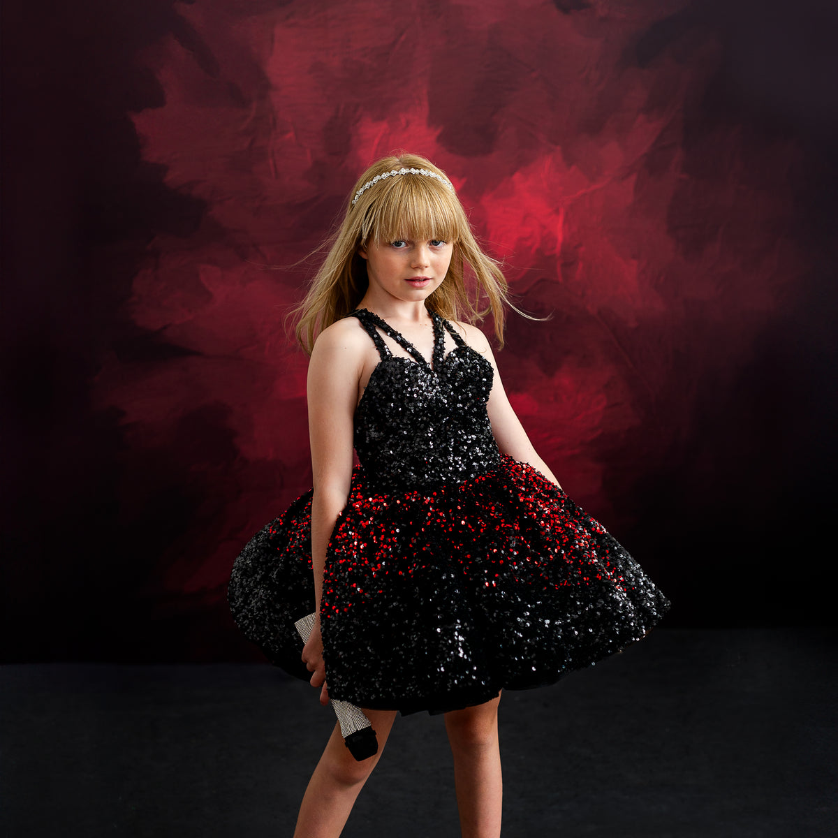 short a line dresses Satin A-line Round Neck Pleated Homecoming Dresses, Prom Dress, MH539 Girls: Colorblock Trim Ruffle Scale FR plus size and custom Size:xxl