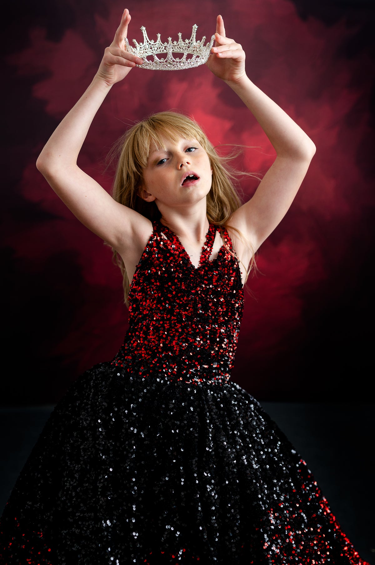 "GLAM STATEMENT" - FLOOR LENGTH GOWN- choose color Editorial Dress, Couture Gown, Special Occasion Dress