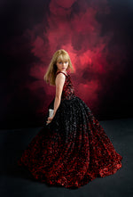 "GLAM STATEMENT" - FLOOR LENGTH GOWN- choose color Editorial Dress, Couture Gown, Special Occasion Dress