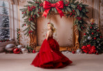 Bridal-inspired satin and tulle gown perfect for flower girl or formal event

