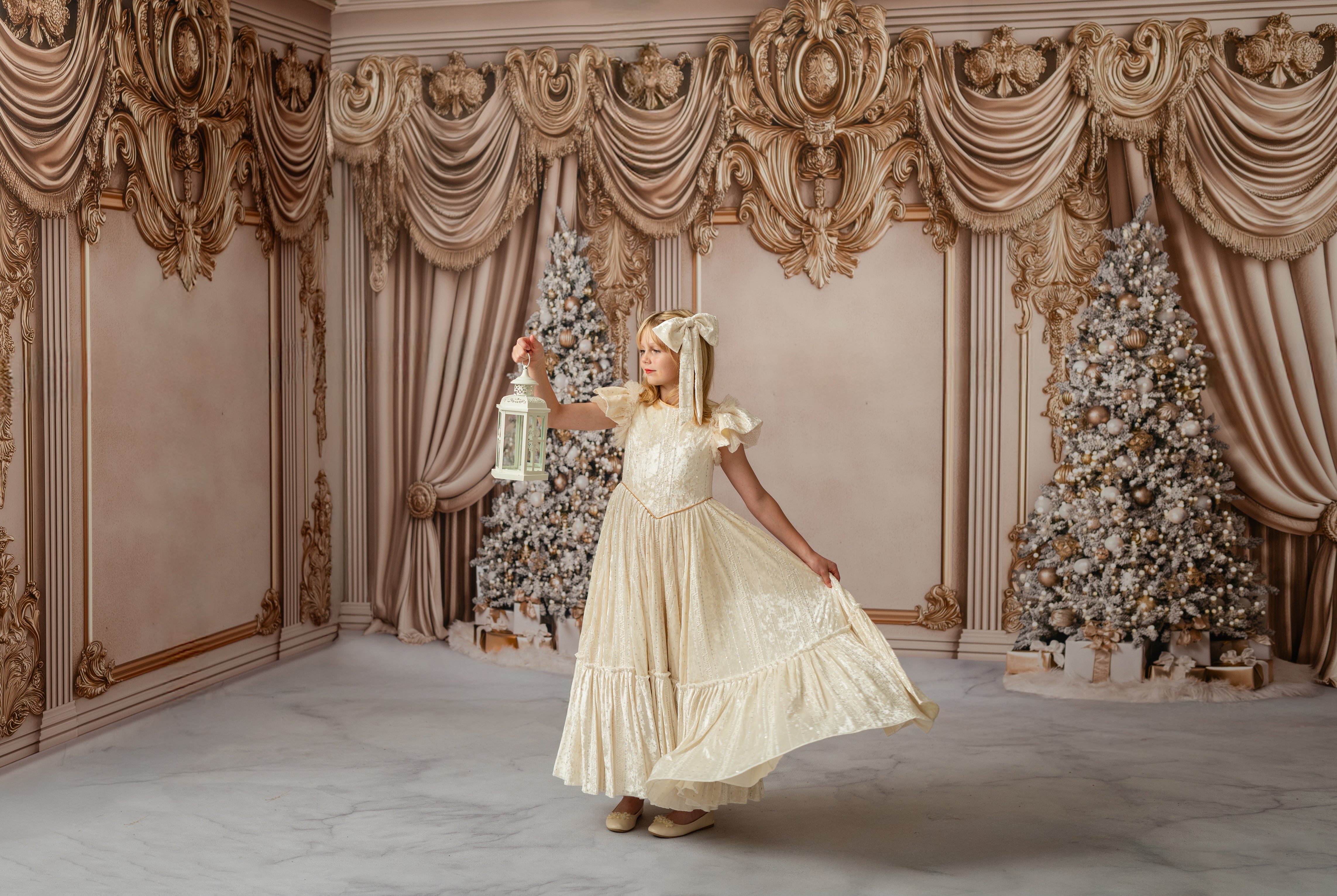 Elegant Dream Gown Rental dress perfect for magical Nutcracker photography sessions