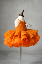 Retro "Velvet Glam" Birthday Dress – Sequin Velvet Gown for Photography & Special Events