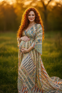 NEW Patriotic "Patchwork Dreaming" - Beautiful boho inspired gown - (TEEN-ADULT) Maternity Friendly.