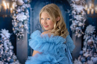 blue gowns, sister dresses, matching dresses, holiday gowns, dream dress sessions, photography christmas sessions, gowns for photography. children's rental gowns, barbie inspired gowns, princess inspired dress