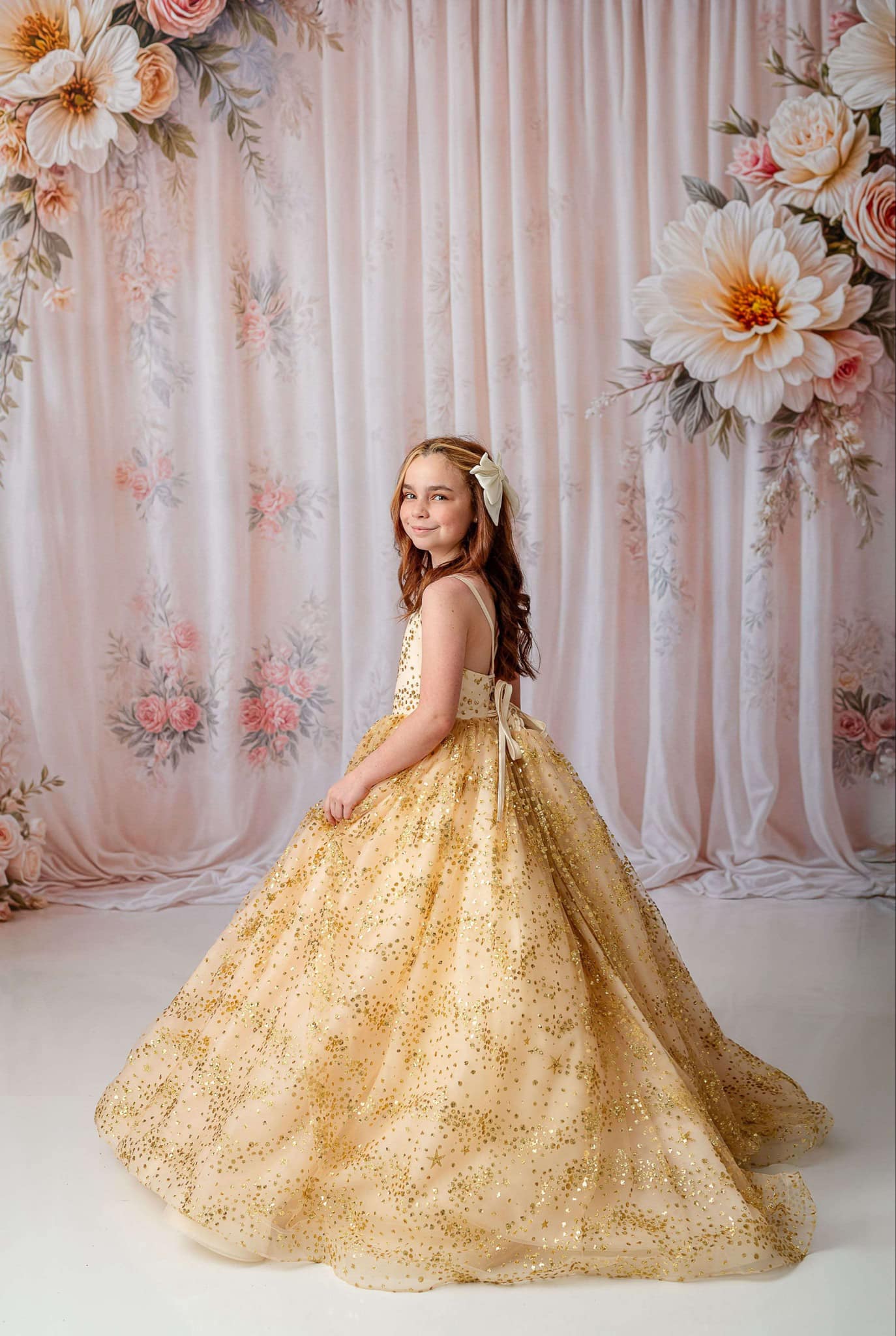 Starry Eyes Couture Gown-custom color options - GORGEOUS SPECIAL OCCASION OR PHOTO SHOOT DRESS