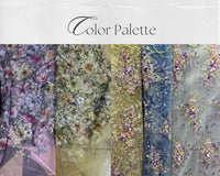 "Rose Printemp" - High Low Gown (Custom color options)  Editorial Dress, Couture Gown, Special Occasion Dress