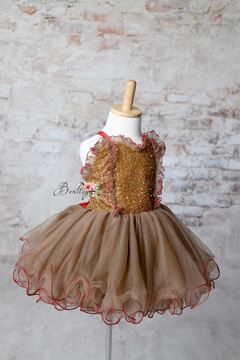 "Ging" Sequin petal and cape -  Editorial Dress, Couture Gown, Special Occasion Dress