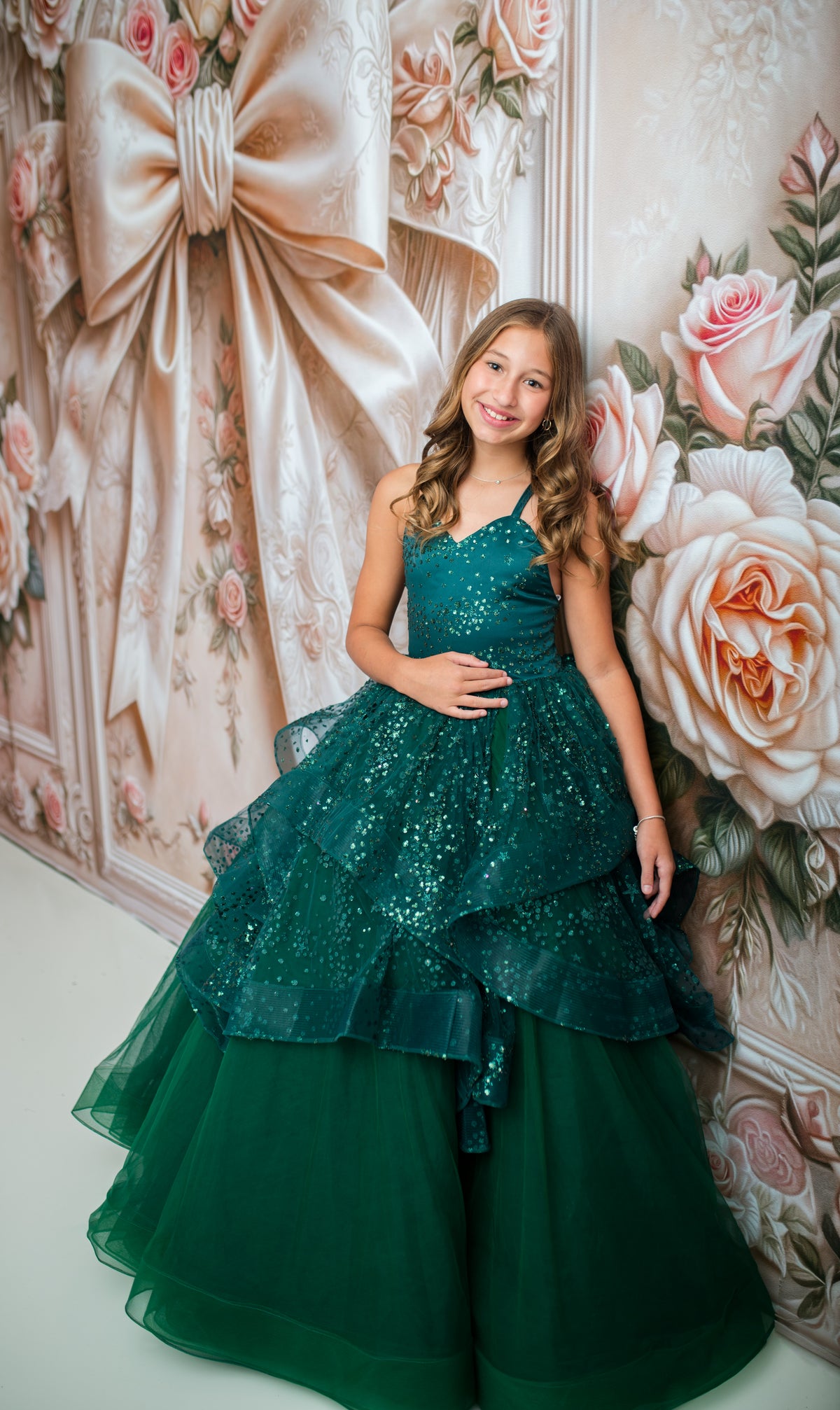 Margaux Floor-Length Couture Gown | Fits 9Y–Petite 10Y