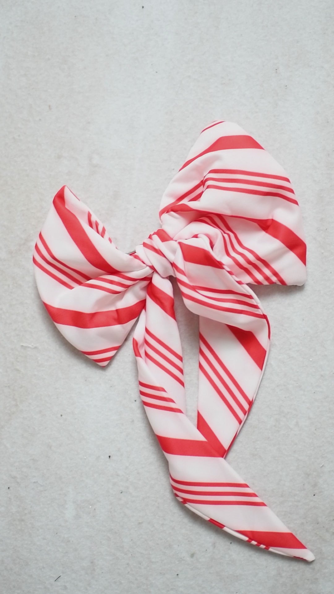 candy cane holiday bows