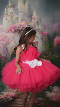 Rental gowns: short tulle rental dress - Pink tulle dress, barbie inspired rental dress, barbie inspired dress, barbie inspired tulle dress, custom barbie dress. Girls dresses for photography sessions. 