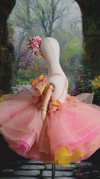 EUC "Wisteria" petal Length Dress ( 4 Year - 6 Year)