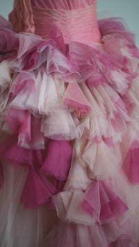 RTS GUC Blush Blossom - Floor Long Couture Rental Gown  (Adult 0-Adult 4)