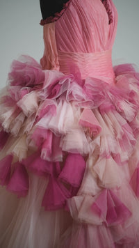 RTS GUC Blush Blossom - Floor Long Couture Rental Gown  (Adult 0-Adult 4)