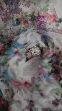 RETIRED RENTAL EUC EXCLUSIVE limited release gown - Meadow Bloom floor long gown (6 year- 8 year)