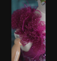 New "Radiant Orchid" Petal Length Dress with Detachable Sleeves | Size 6 Year to Petite 7 Year