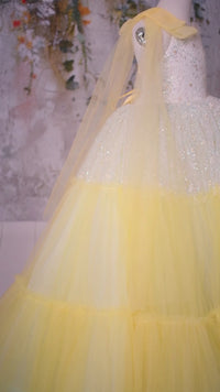 "Harmony" Daisy Floor Length Gown | Custom Colors Available for Special Occasions & Photoshoots