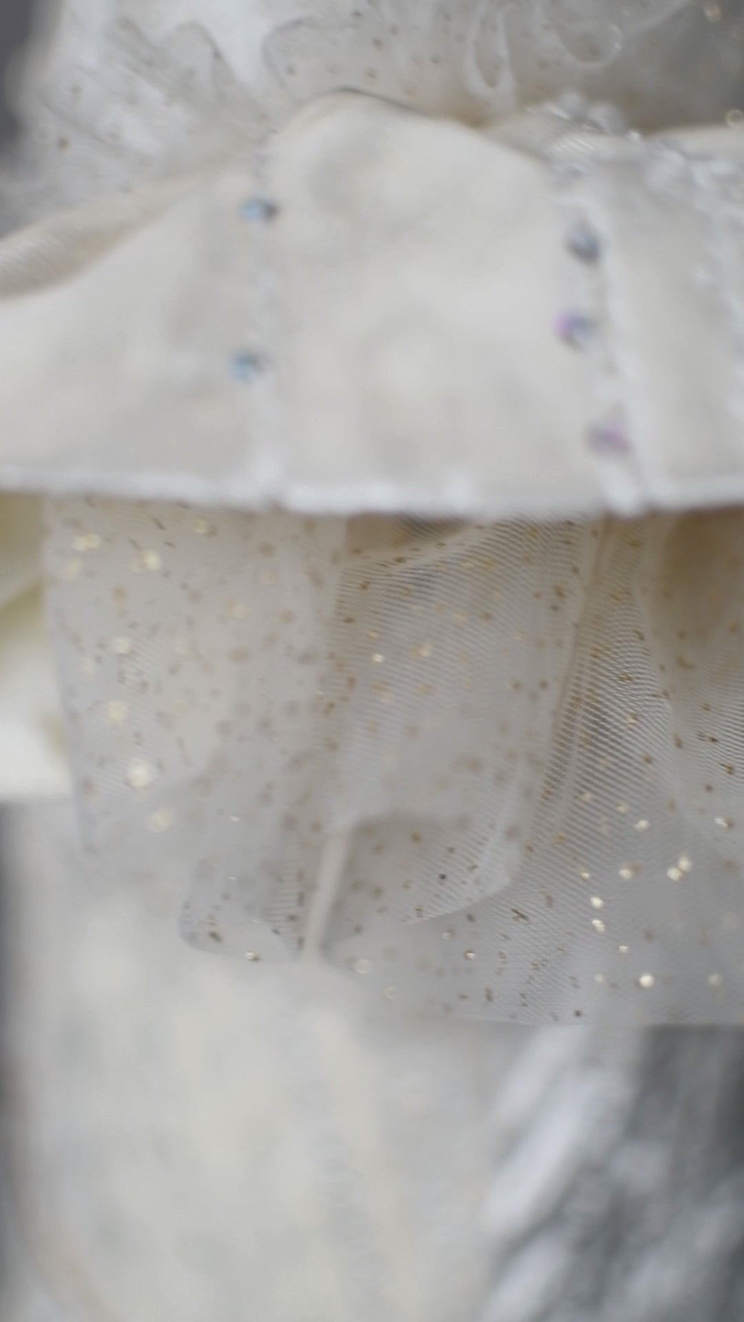 Young girl twirling in Clara’s Dream Nutcracker-inspired dress

