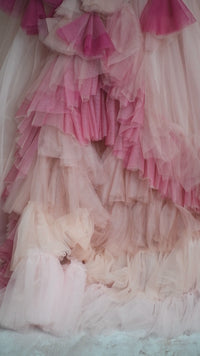 RTS GUC Blush Blossom - Floor Long Couture Rental Gown  (Adult 0-Adult 4)