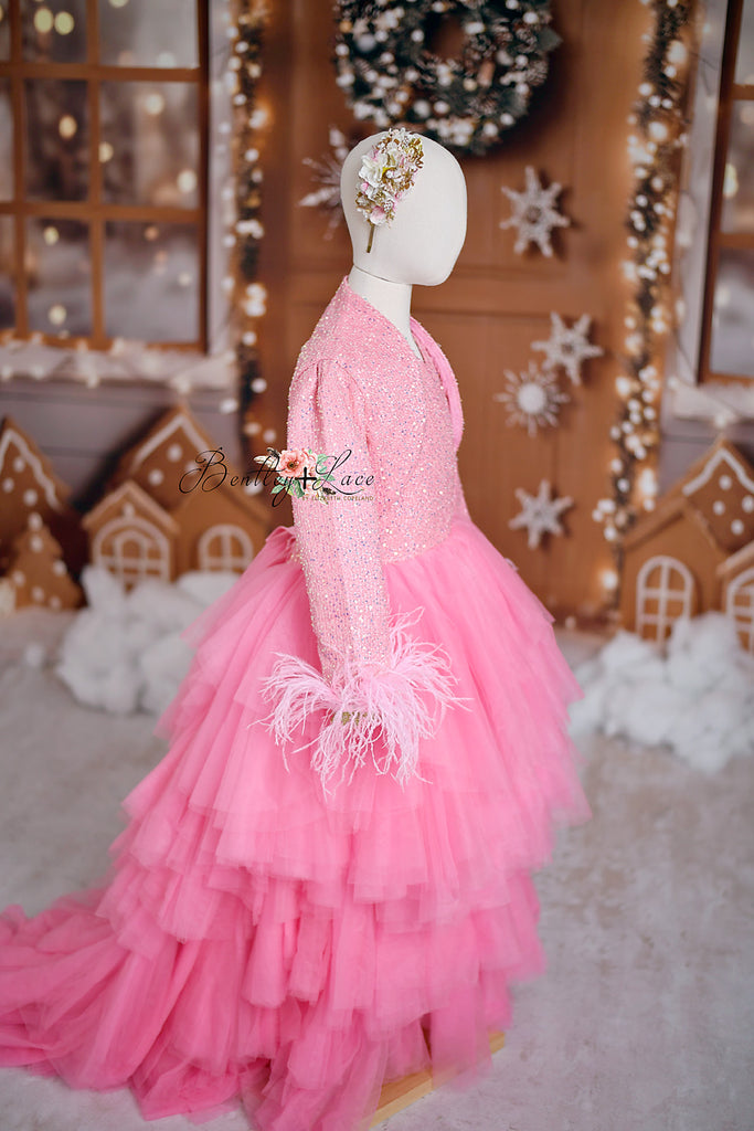 holiday gowns, dream dress sessions, photography christmas sessions, gowns for photography. children's rental gowns, barbie inspired gowns, barbie inspired dress