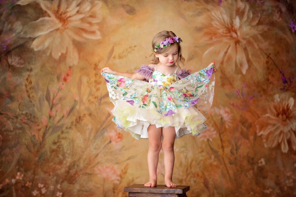 Petal "Monet"- Short Length Dress (2 Year - Petite 4 Year) retired rental