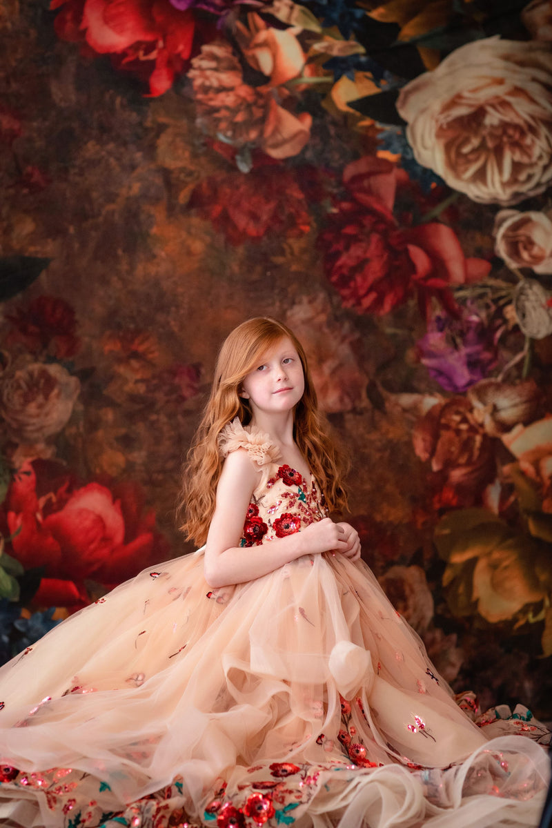 Juliette Custom Gown – Choose Your Color- Editorial Dress, Couture Gown, Special Occasion Dress