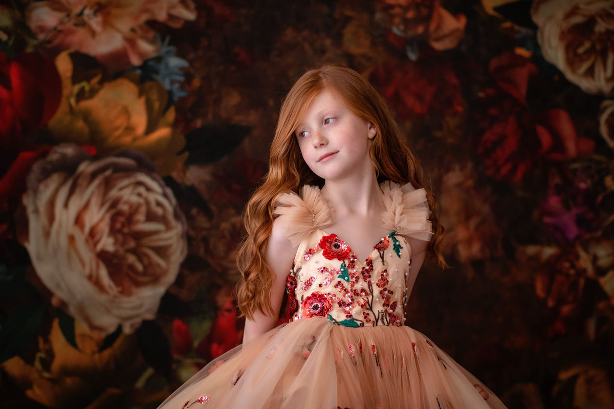 Juliette Custom Gown – Choose Your Color- Editorial Dress, Couture Gown, Special Occasion Dress