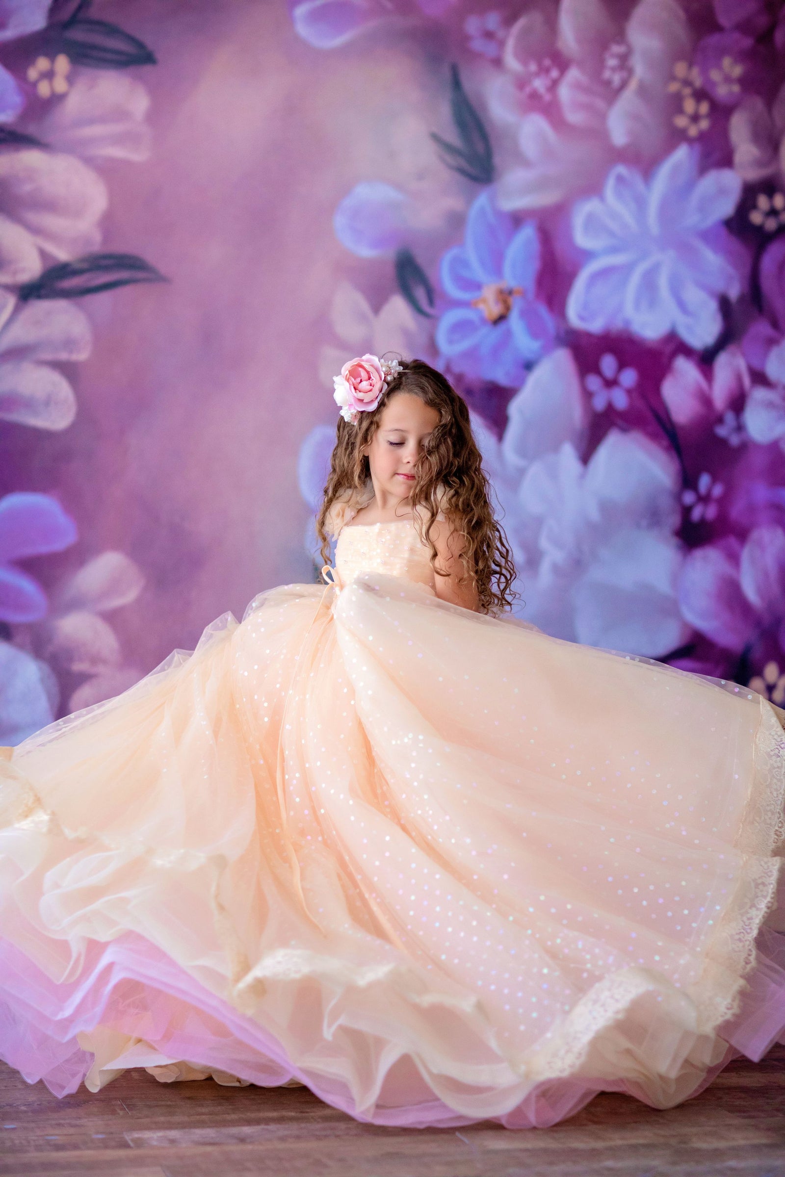 Confetti- select your color-  Floor Length Gown  Editorial Dress, Couture Gown, Special Occasion Dress