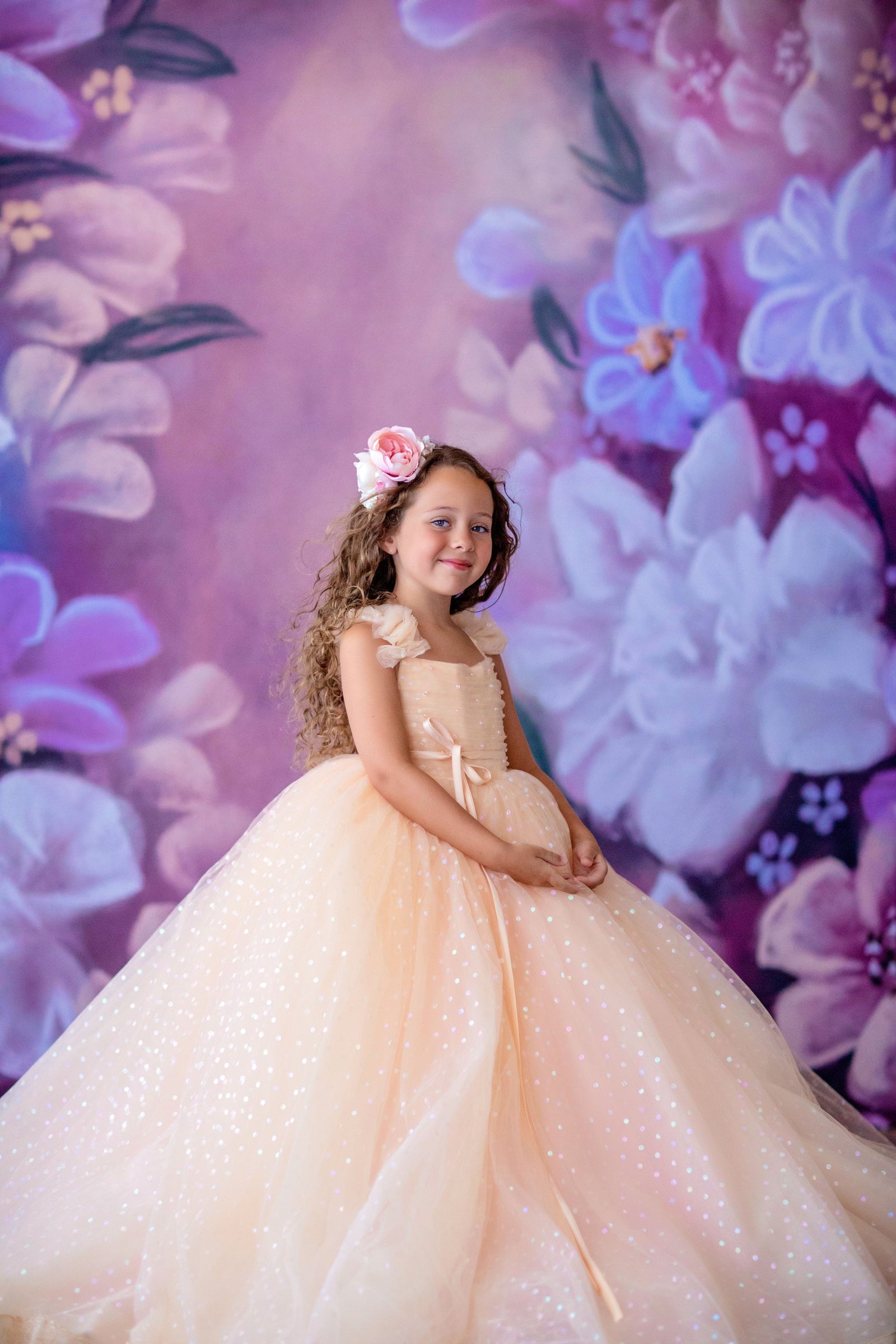 Confetti- select your color-  Floor Length Gown  Editorial Dress, Couture Gown, Special Occasion Dress