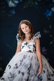 Butterfly Song Gown- select your silhouette  Floor Length Gown  Editorial Dress, Couture Gown, Special Occasion Dress