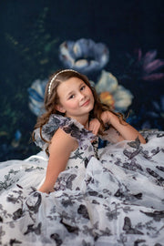 Butterfly Song Gown- select your silhouette  Floor Length Gown  Editorial Dress, Couture Gown, Special Occasion Dress