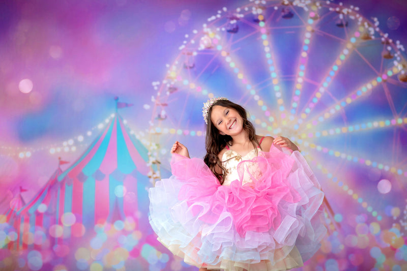 Built-in petticoat adding volume to the Golden Starlight dress skirt

