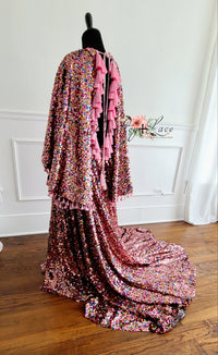 EUC RETIRED RENTAL Lisa-Beautiful boho inspired gown - (TEEN-ADULT)