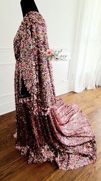 EUC RETIRED RENTAL Lisa-Beautiful boho inspired gown - (TEEN-ADULT)