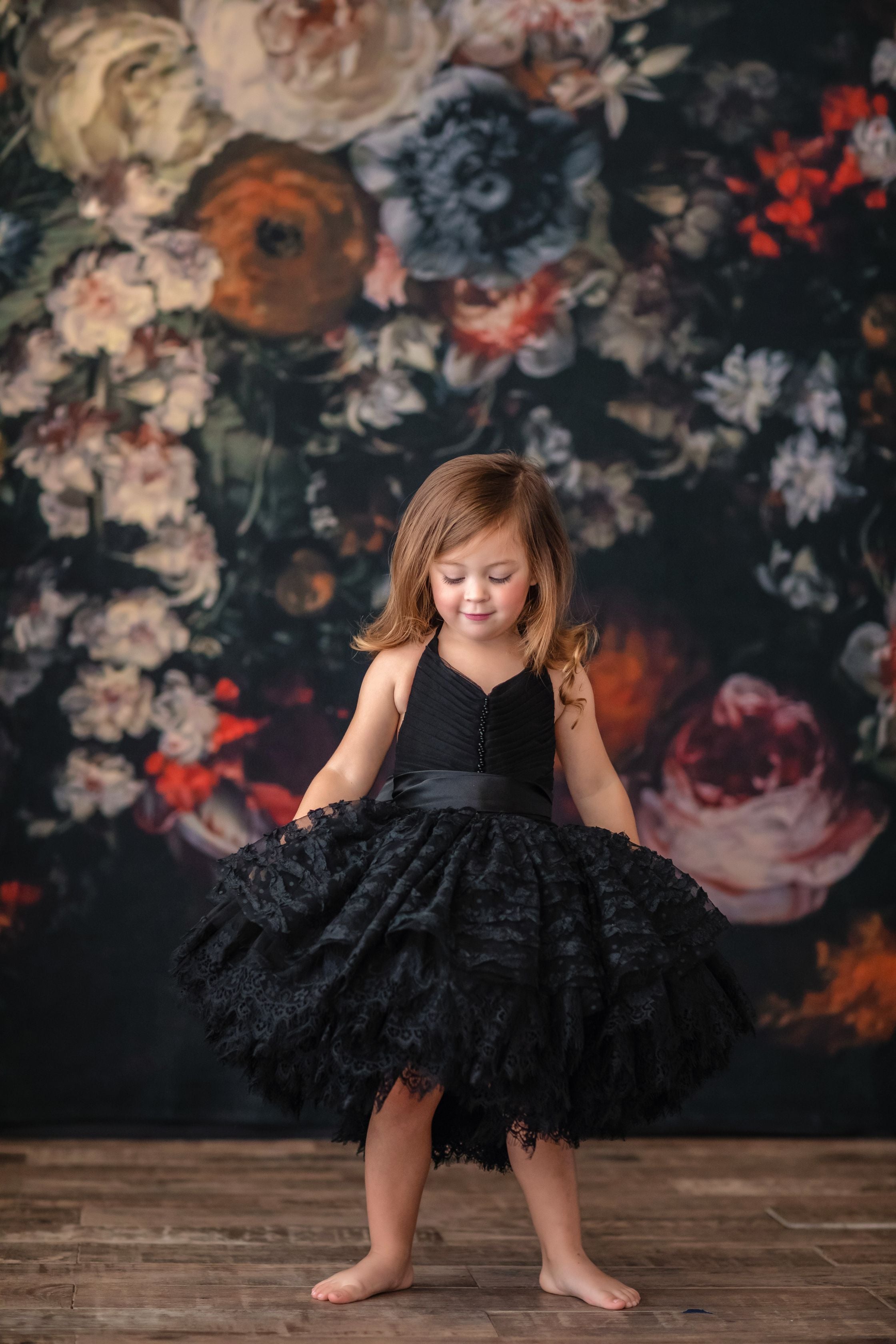 Euc "Blackbird" -  Petal Length Dress  - ( 3 Year - Petite 5 Year)