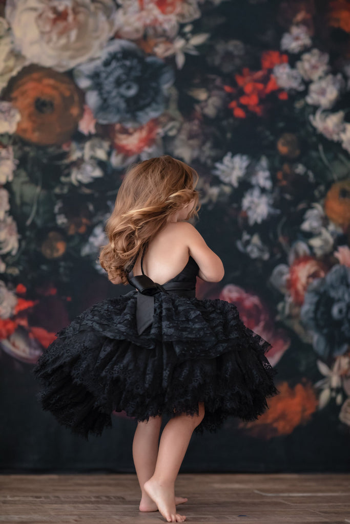 Euc "Blackbird" -  Petal Length Dress  - ( 3 Year - Petite 5 Year)