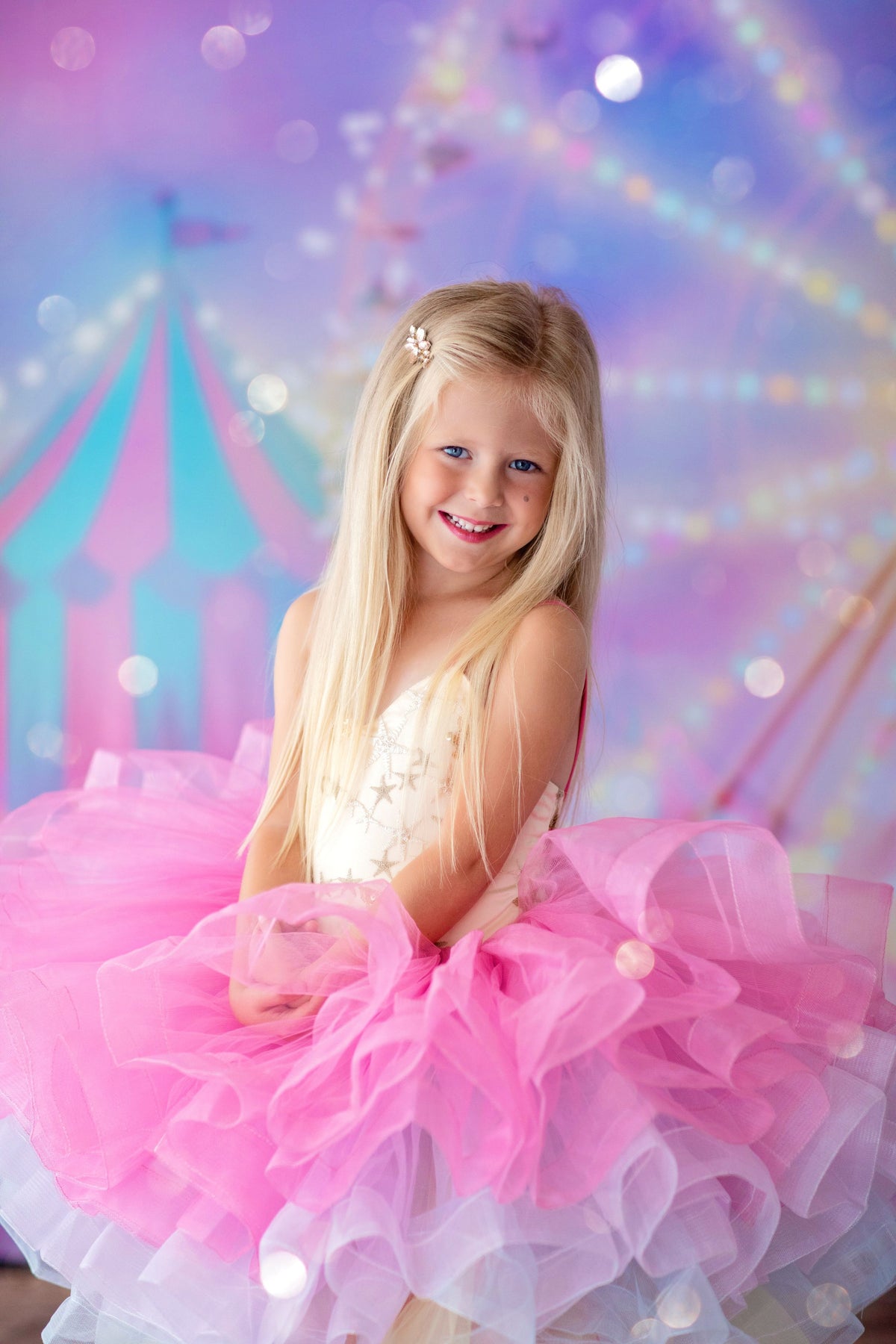"Rainbow Starlight"-Short Length Dress – Choose Your Color- Editorial Dress, Couture Gown, Special Occasion Dress