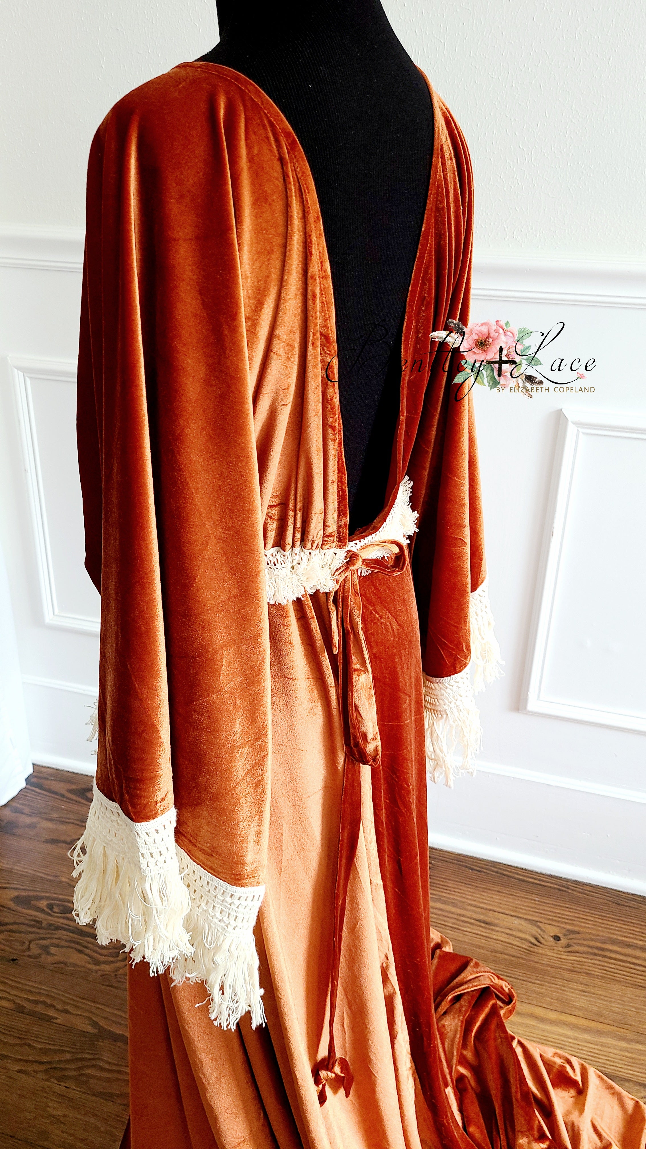"Delores" - Beautiful velvet boho inspired gown - (TEEN-ADULT)