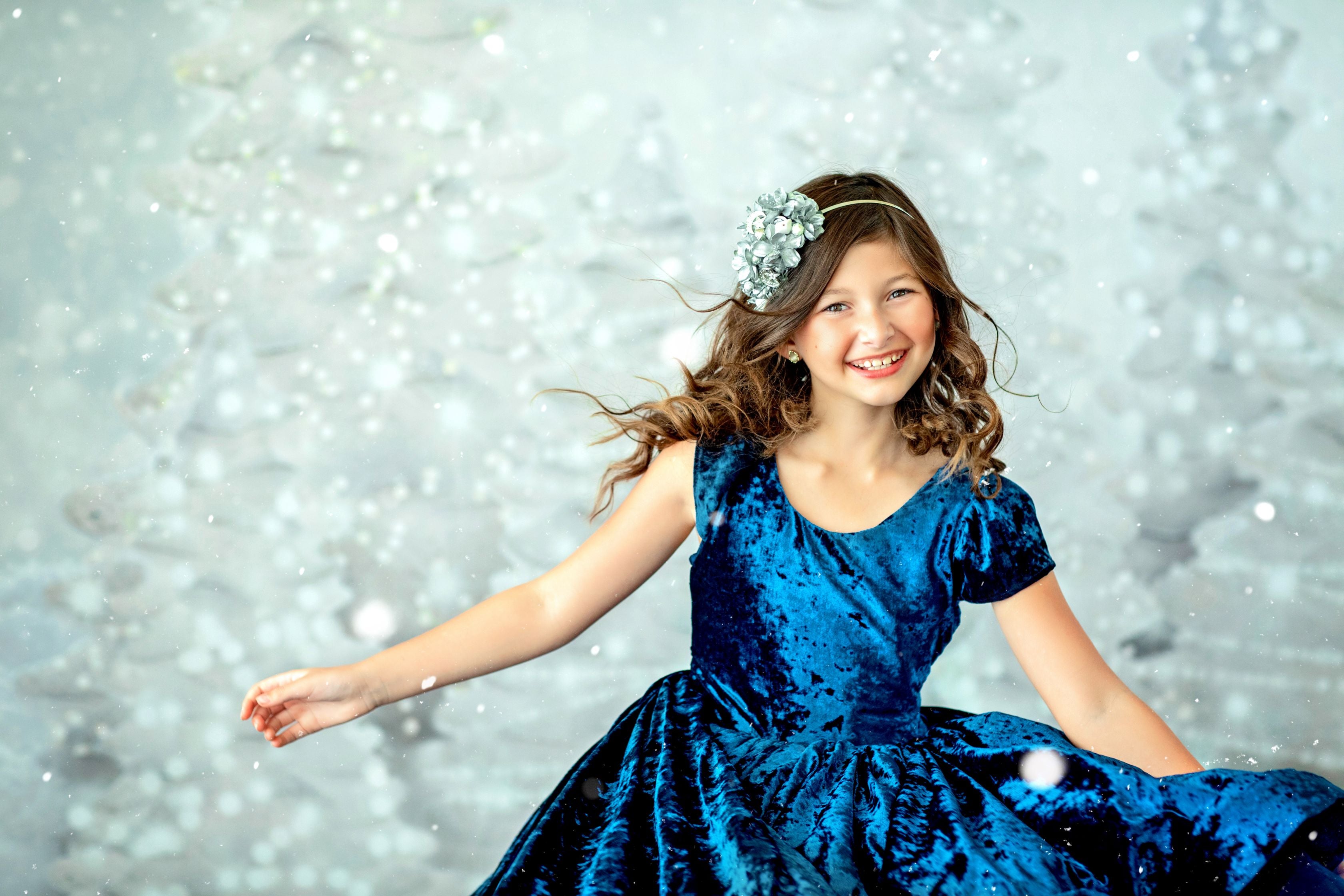 Couture gown rental: "Jules" - High Low Length Dress ( 6 Year - Petite 11 Year)