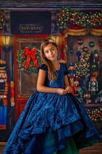 Retired rental EUC Couture gown rental: "Jules" - High Low Length Dress ( 6 Year - Petite 11 Year)