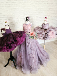 Euc retired rental "Butterfly Kisses" -  Petal Short Length Dress  ( 4 Year - Petite 6 Year)