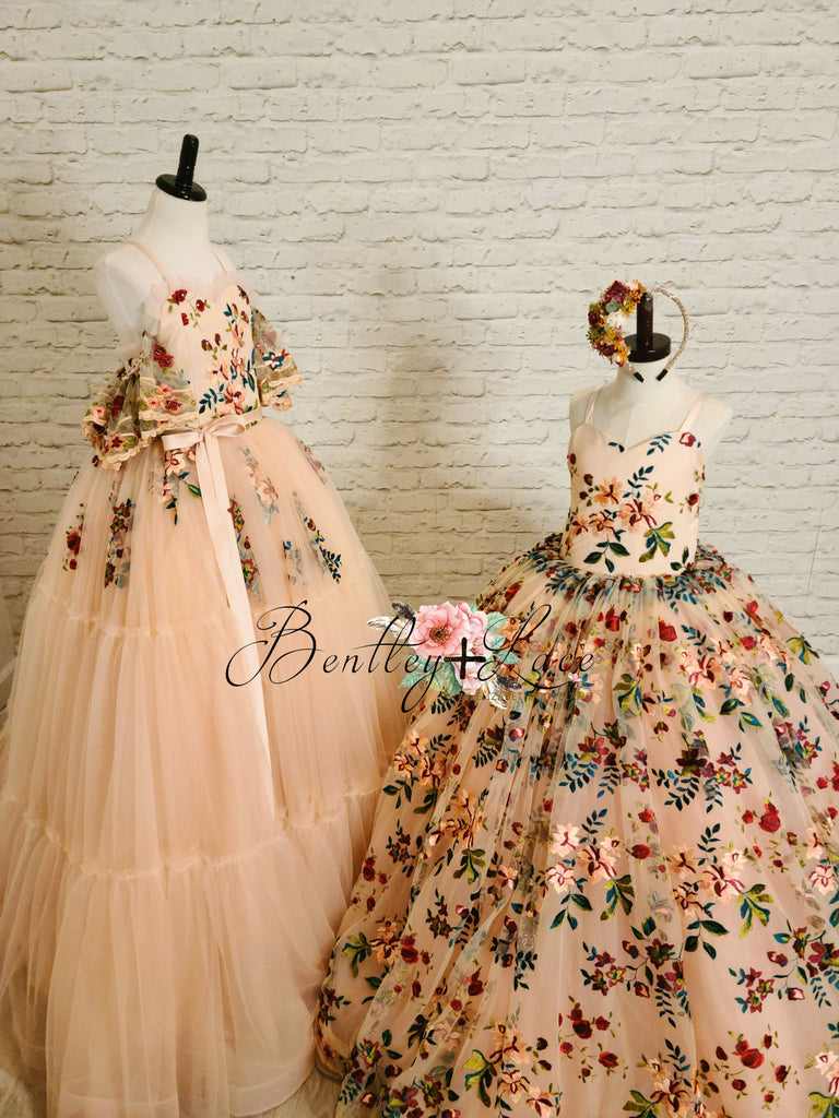 "Frenchie" -  Floor Length ( 9 Year - Petite 11 Year)