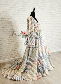 NEW Patriotic "Patchwork Dreaming" - Beautiful boho inspired gown - (TEEN-ADULT) Maternity Friendly.