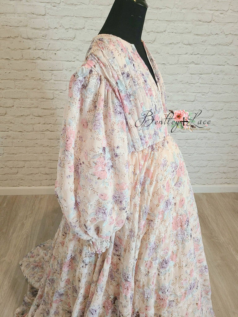"Sarah" - Beautiful boho inspired gown - (TEEN-ADULT) Maternity Friendly.
