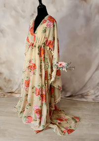 NEW Free Spirit in Sand Bohemian Inspired gown (Teen/Adult) Maternity/ Non Maternity.