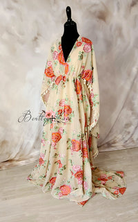 NEW Free Spirit in Sand Bohemian Inspired gown (Teen/Adult) Maternity/ Non Maternity.